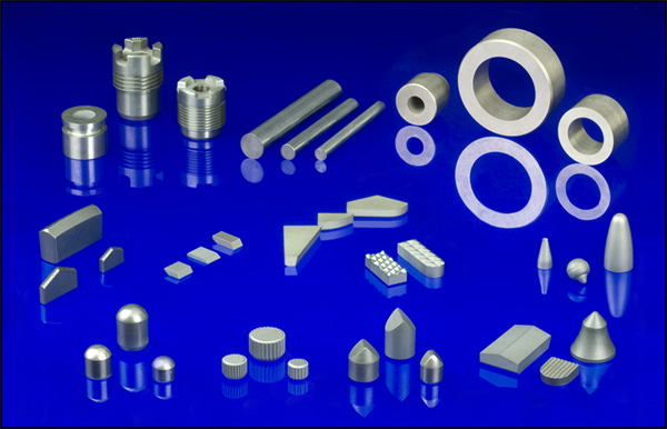 A sampling of precision-manufactured, high-quality tungsten carbide components manufacturerd by Casmet Supply Ltd.