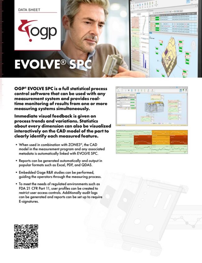 EVOLVE SPC | OGP SPC| Statistical Process Control Software