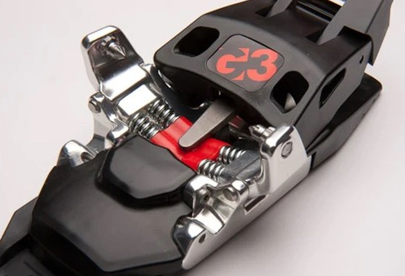 A ski binding manufactured by G3 - Genuine Guide Gear.