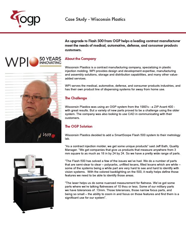 Wisconsin Plastics OGP®